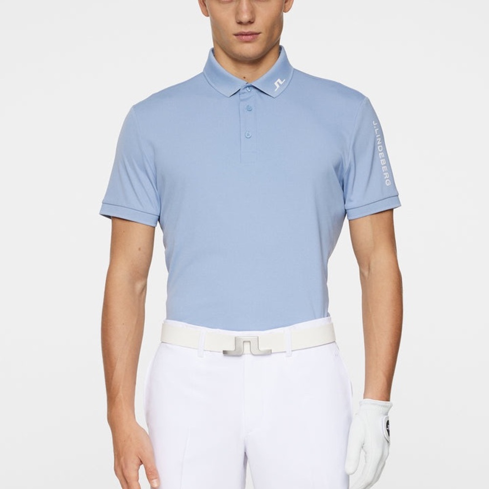 J.Lindeberg Men’s Light Blue Polo Shirt
